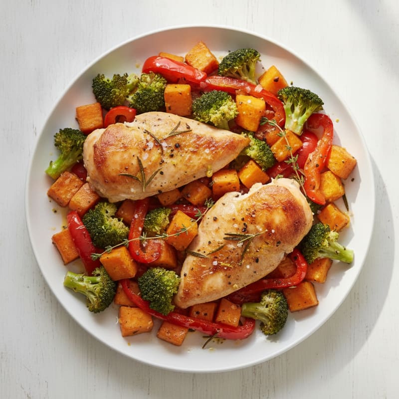 Lemon-Herb Roasted Chicken and Vegetables