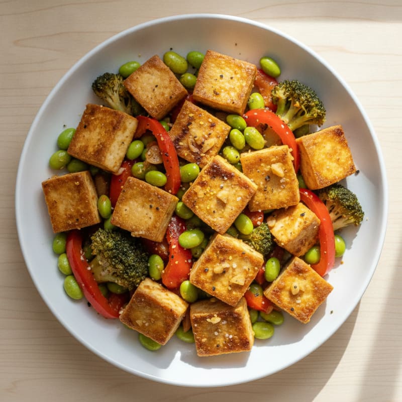 Organic Firm Tofu Stir-Fry