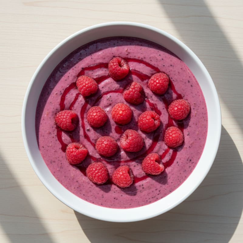 Silky Tofu Protein Berry Smoothie Bowl
