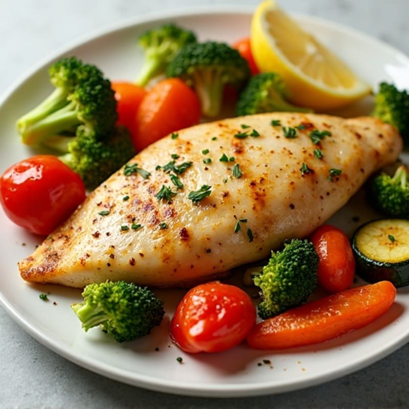 Sheet Pan Lemon Herb Chicken and Roasted Vegetables