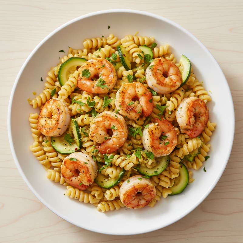 Zesty Lemon-Herb Chickpea Pasta