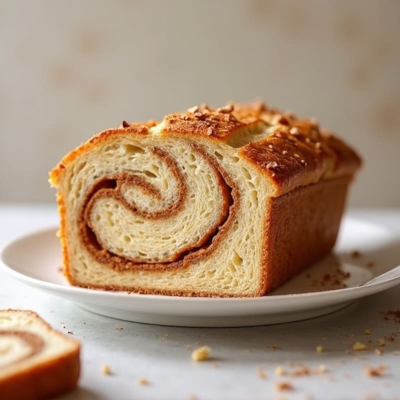 Protein-Packed Almond Flour Cinnamon Swirl Bread