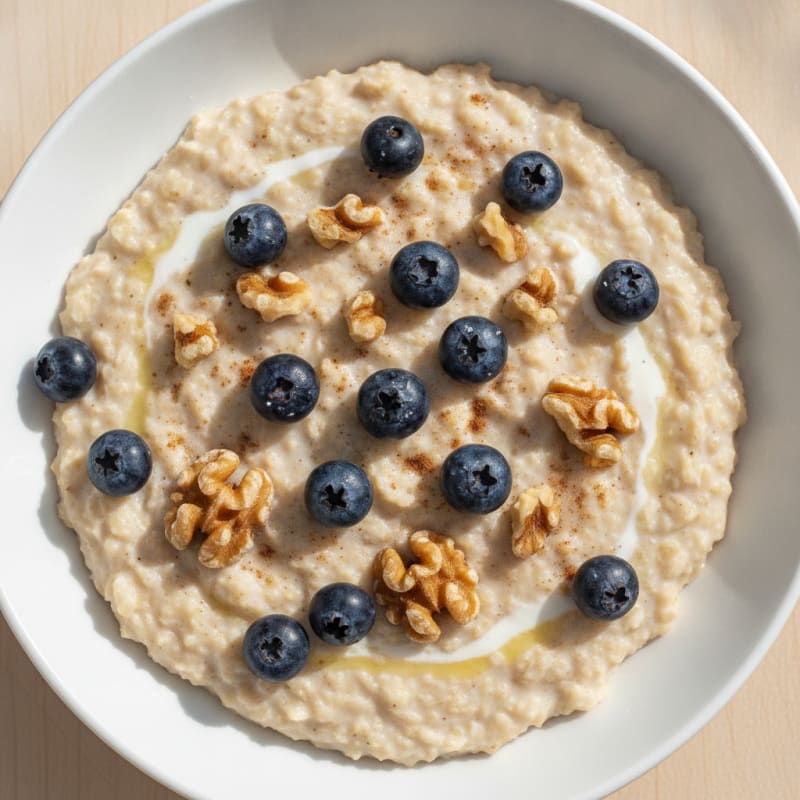 Classic Oatmeal with Berries and Nuts