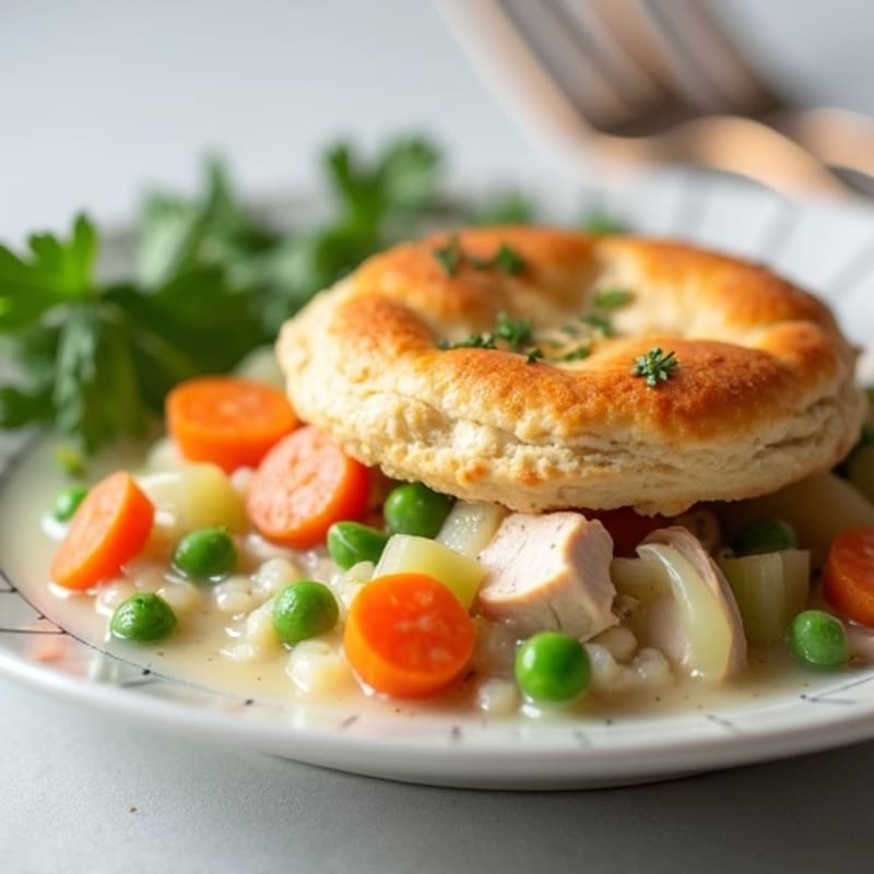 Creamy Herb-Roasted Turkey Pot Pie