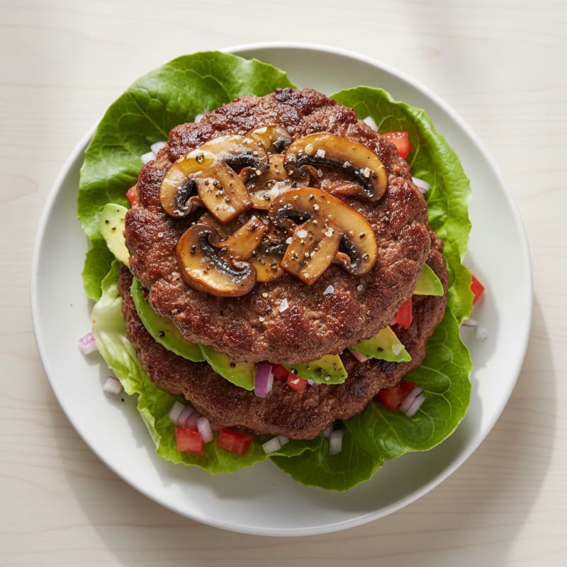 Beef & Mushroom Bunless Burger