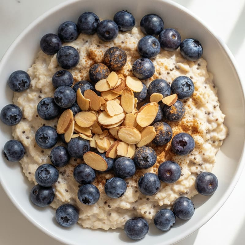 Berry Almond Overnight Oats