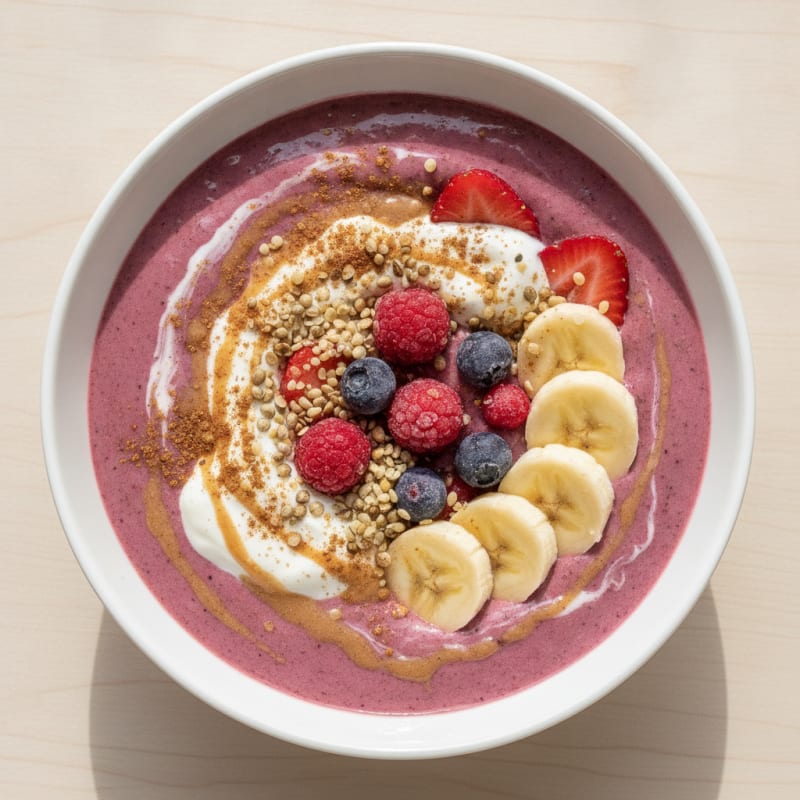 Berry Banana Breakfast Smoothie