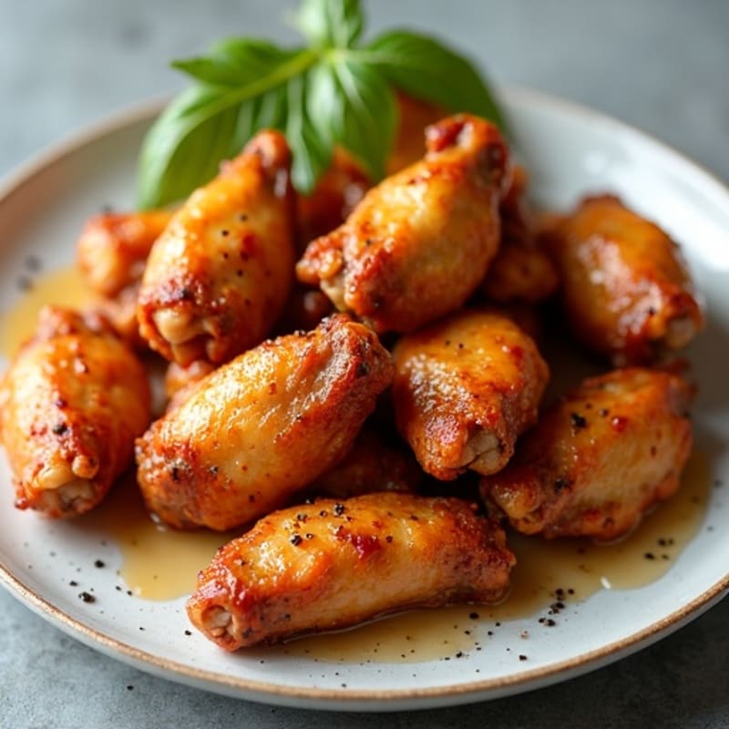 Sheet Pan Crispy Honey Chicken Wings