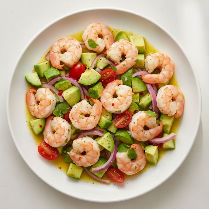 Zesty Chili-Lime Shrimp Ceviche with Avocado