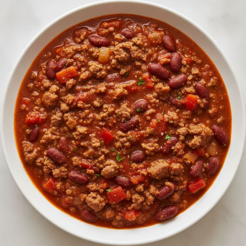 Hearty Slow Cooker Beef Chili
