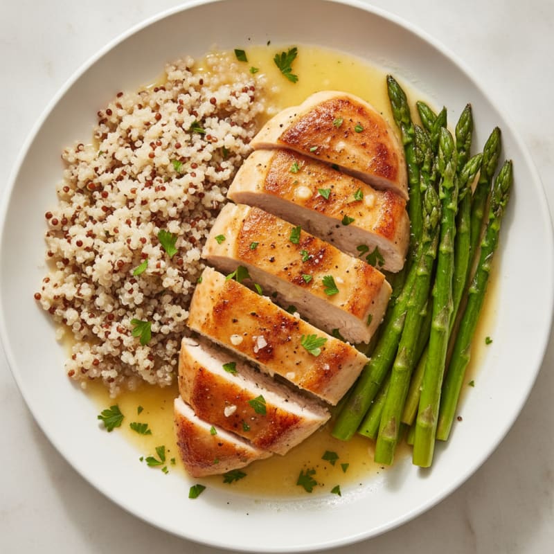 Pan-Seared Chicken with Lemon-Herb Sauce