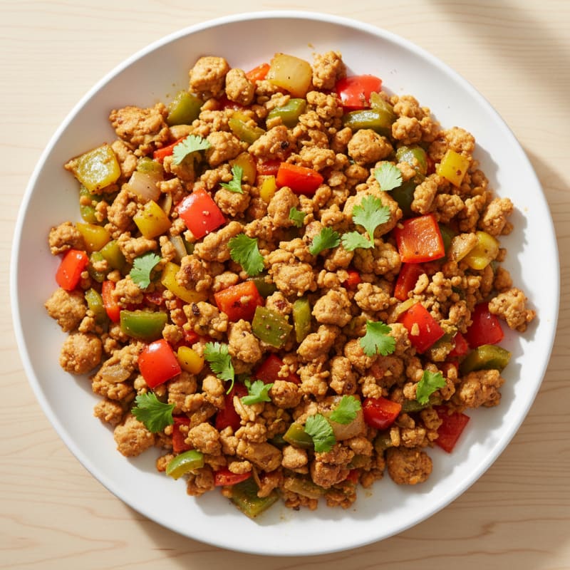 Zesty Turkey and Bell Pepper Skillet