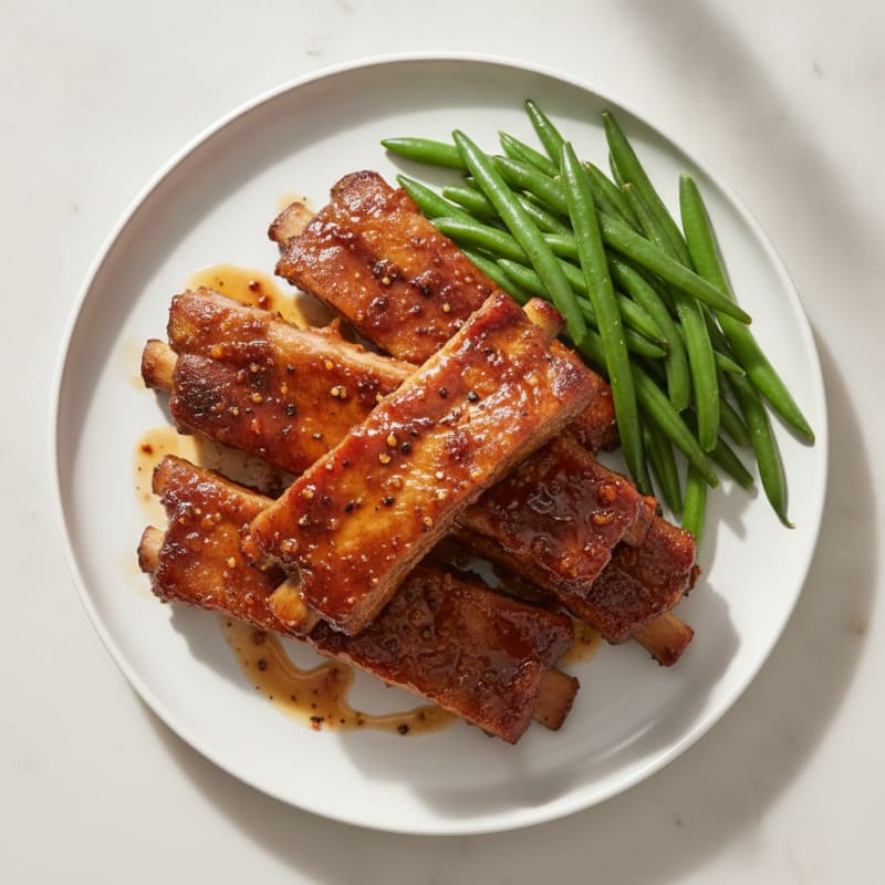 Sticky BBQ Baby Back Ribs