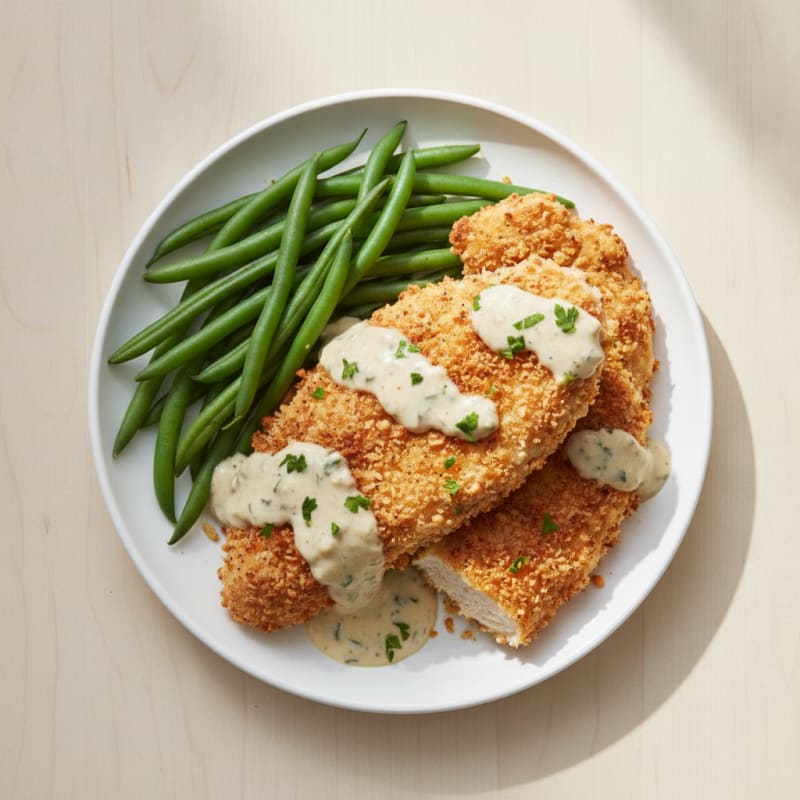 Buttermilk-Marinated Fried Chicken with Creamy Gravy