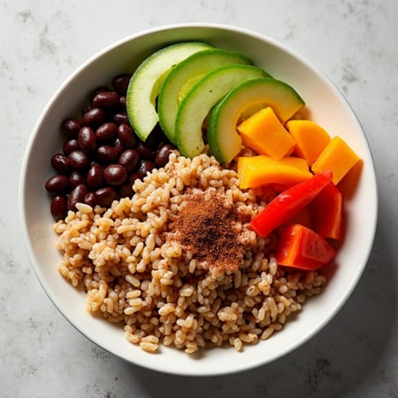 Southwest Seasoned Ground Turkey Taco Bowl