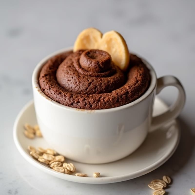 Fudgy Chocolate Protein Mug Cake