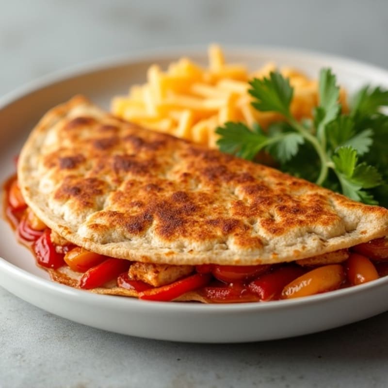 Crispy BBQ Chicken Quesadilla