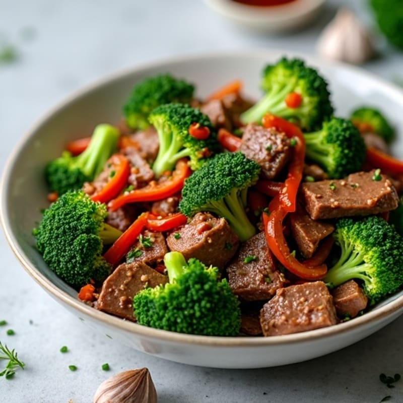 Lean Beef and Crispy Broccoli Stir-Fry