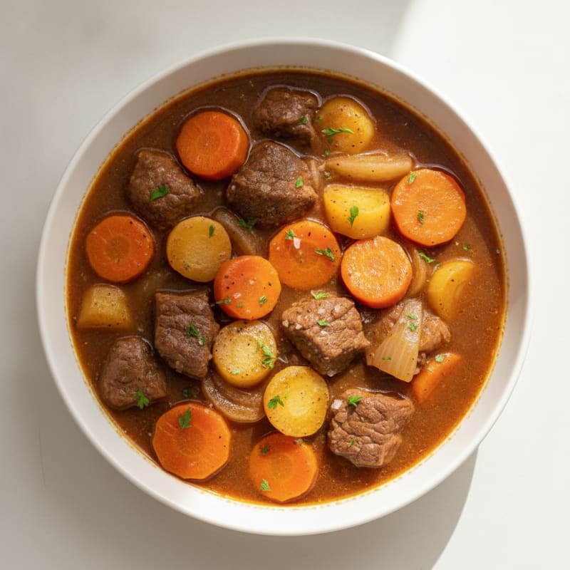 Hearty Beef and Root Vegetable Stew