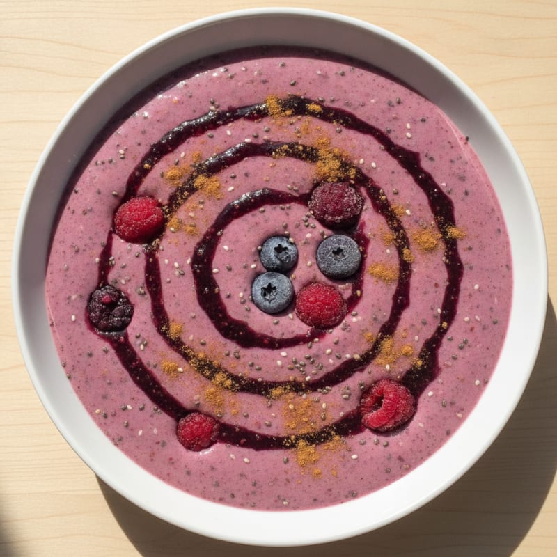 Berry Cottage Cheese Smoothie