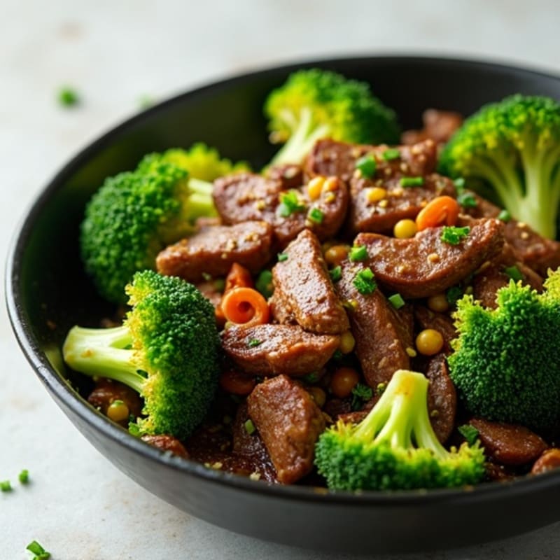 Ginger-Garlic Beef and Broccoli Stir-Fry