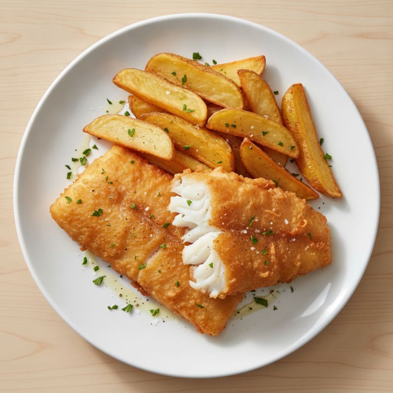 Beer-Battered Fish and Chips