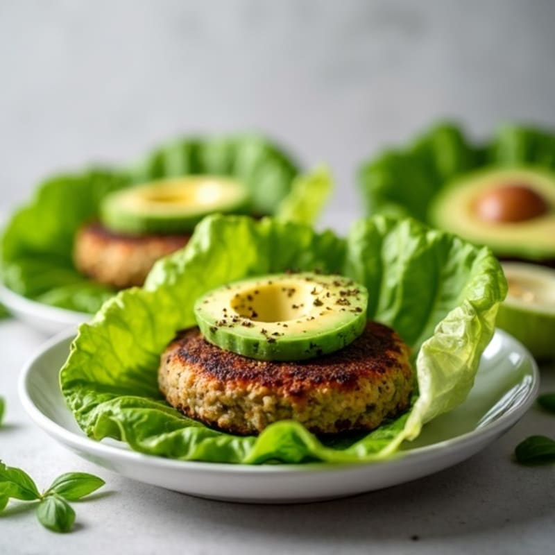Herb-Seasoned Lean Turkey Burger with Avocado
