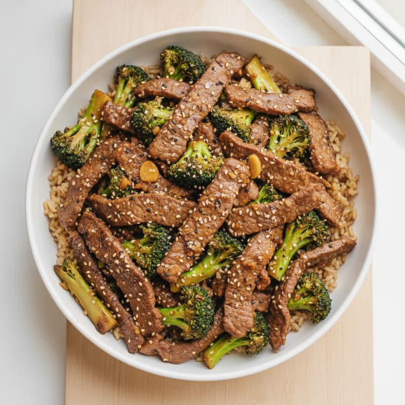 Sesame Beef & Broccoli Stir-Fry