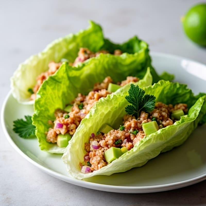 Spicy Tuna Lettuce Wraps