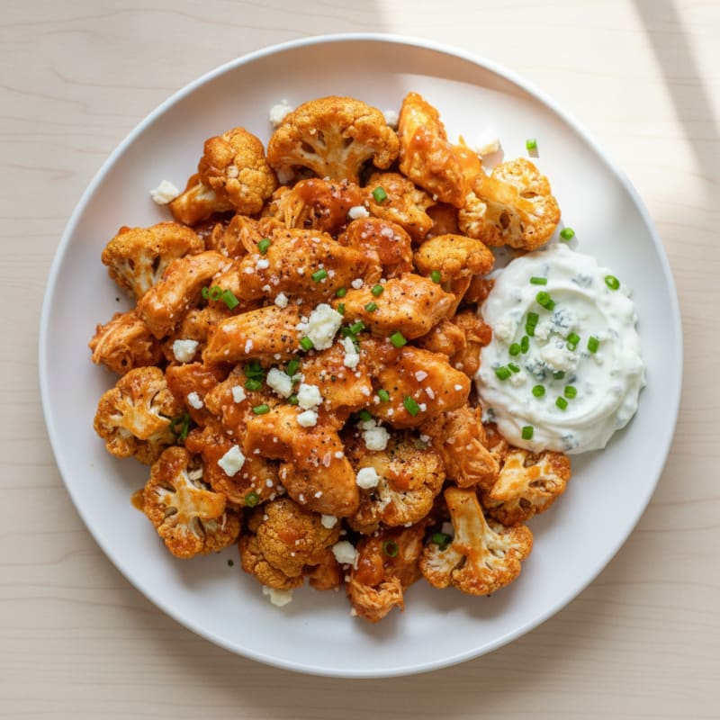 Buffalo Cauliflower Bites