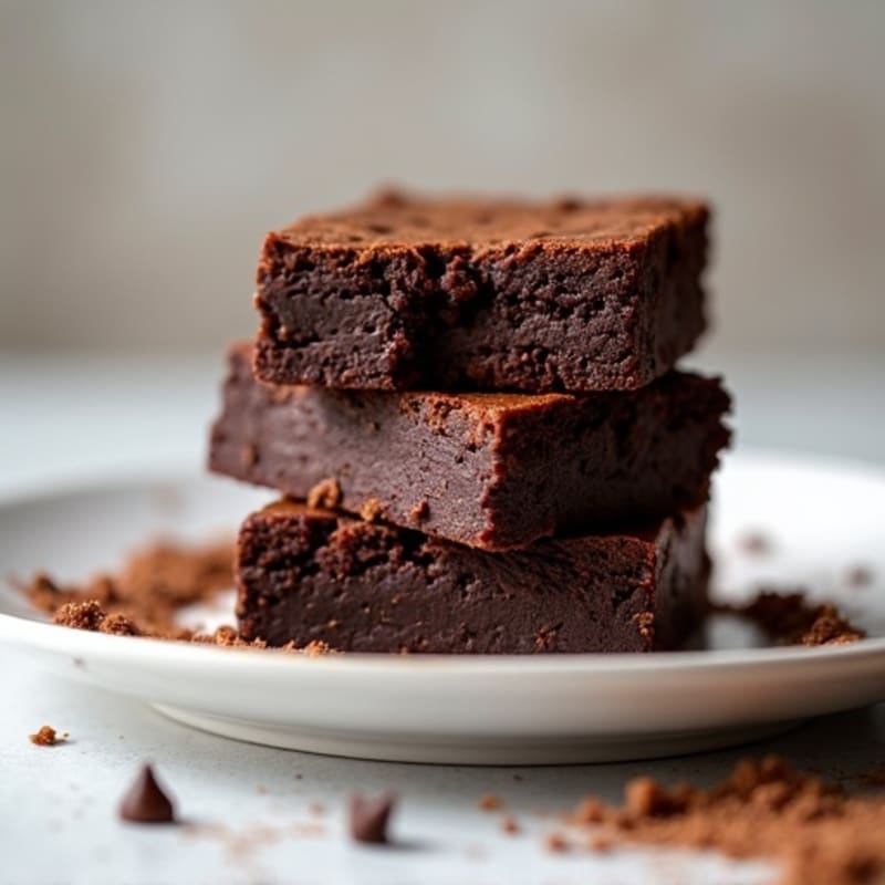 Flourless Dark Chocolate Sweet Potato Brownies