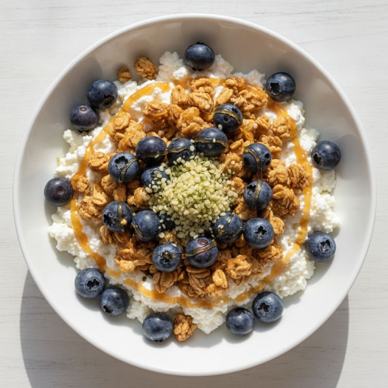 Cottage Cheese and Berry Protein Parfait