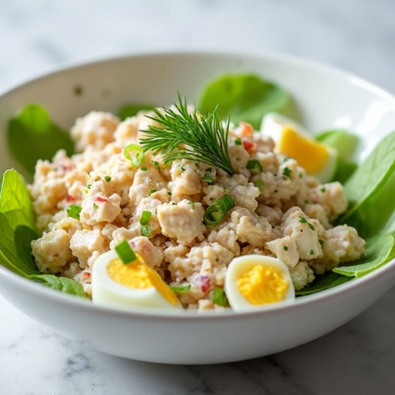 Creamy Lemon Herb Tuna Salad