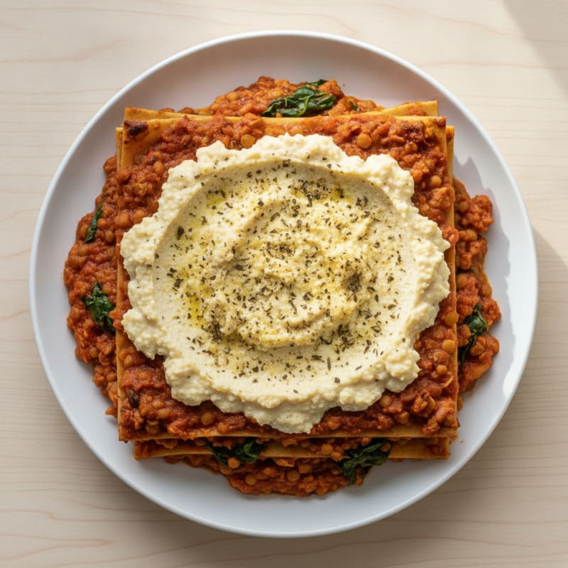 Hearty Vegan Lasagna with Cashew Cream