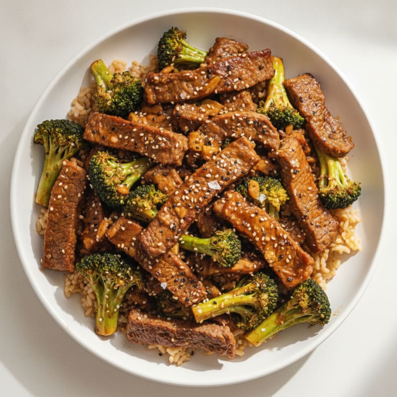 Sesame Beef and Broccoli Stir-Fry