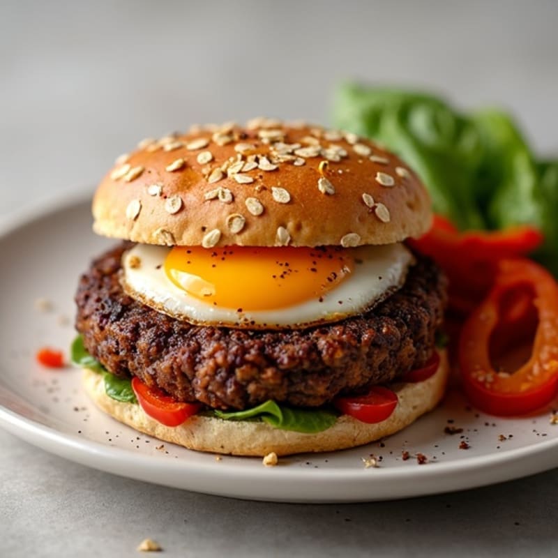 Hearty Smoky Black Bean Burgers