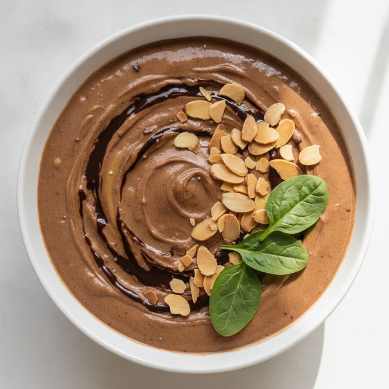 Almond Butter Chocolate Yogurt Smoothie