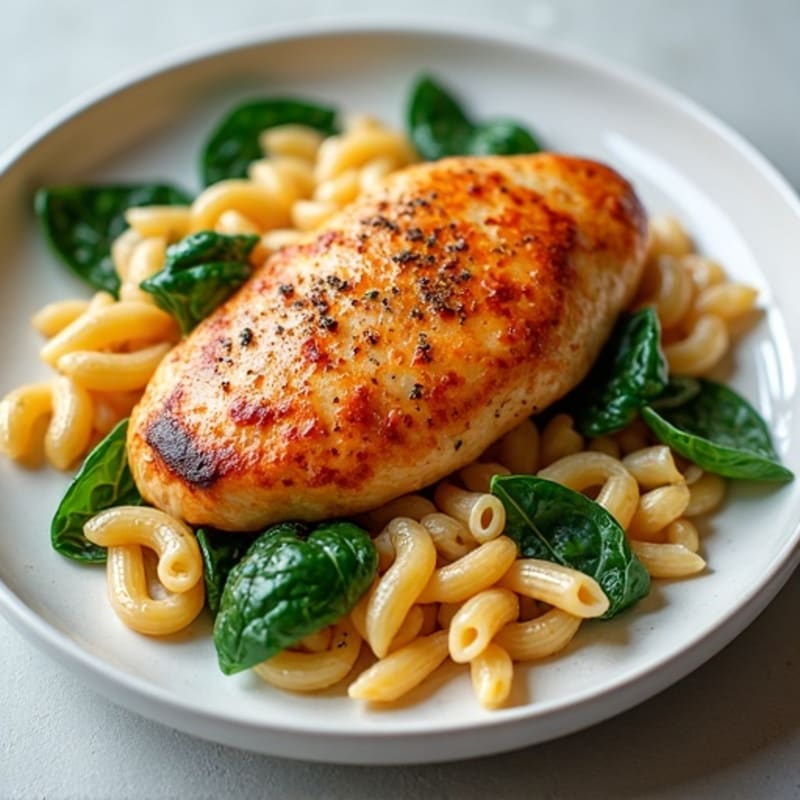 Spicy Smoked Paprika Chicken with Creamy Pasta