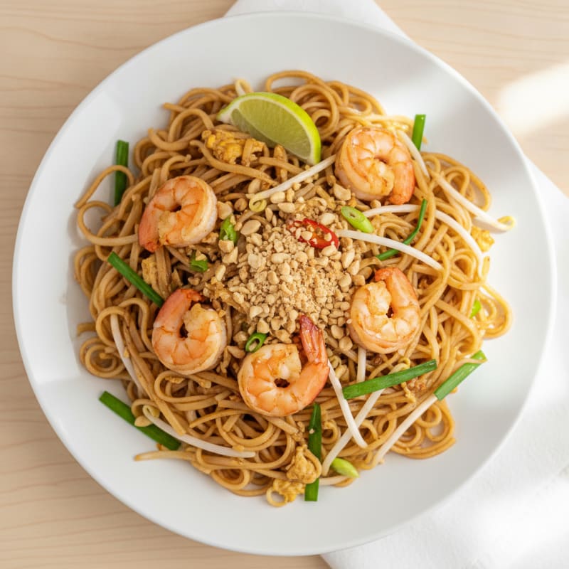 Shrimp Pad Thai Noodles