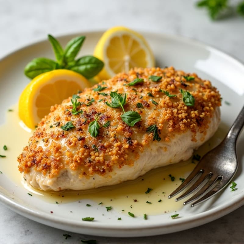 Herb-Crusted Pan Seared Chicken Breast