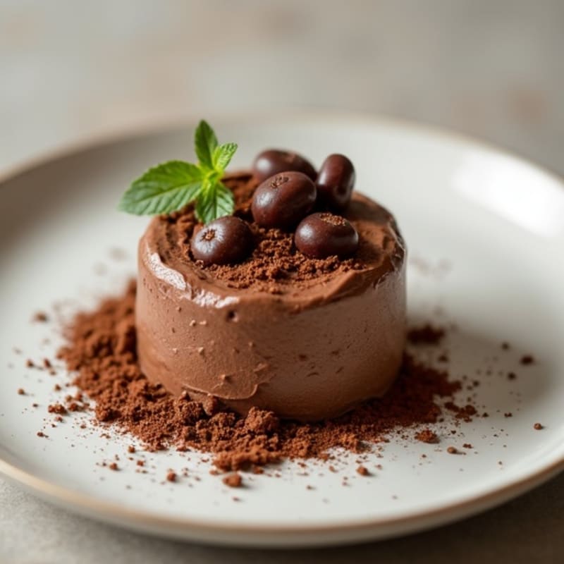 Protein-Rich Dark Chocolate Avocado Mousse
