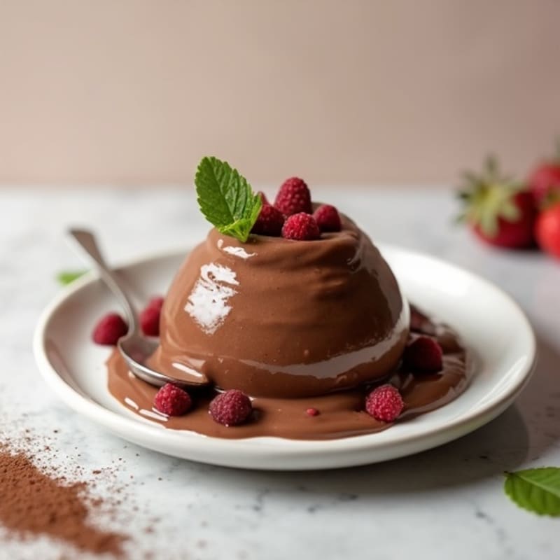 Silky Chocolate Protein Pudding