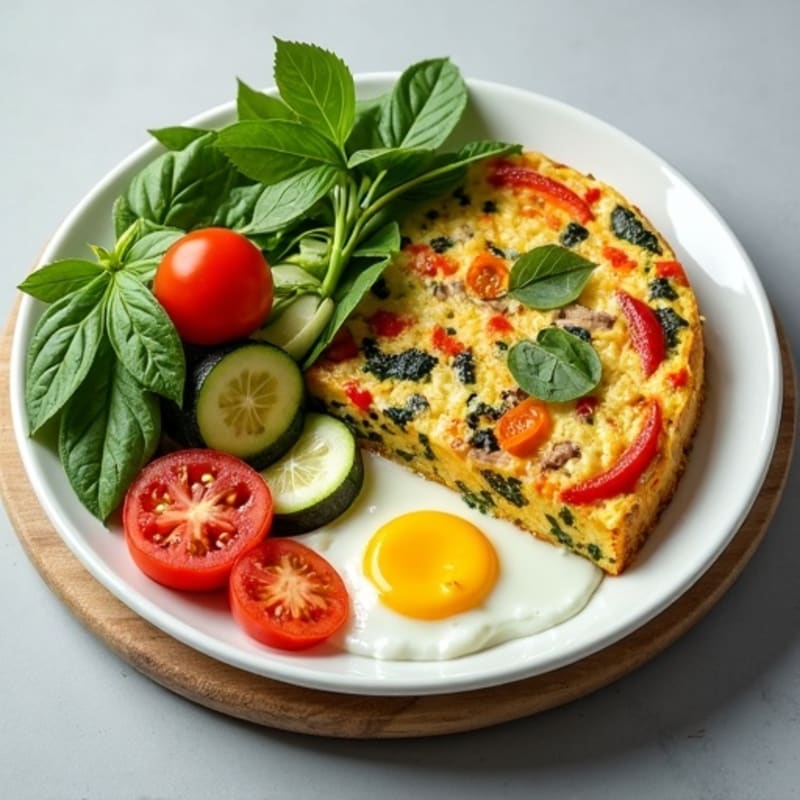 Loaded Veggie Egg Frittata