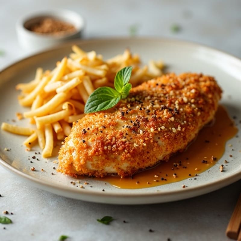 Oven-Baked Crispy Almond-Crusted Chicken