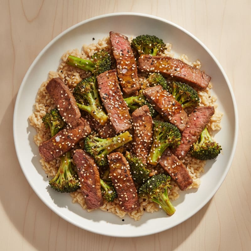 Sesame Beef & Broccoli Stir-Fry