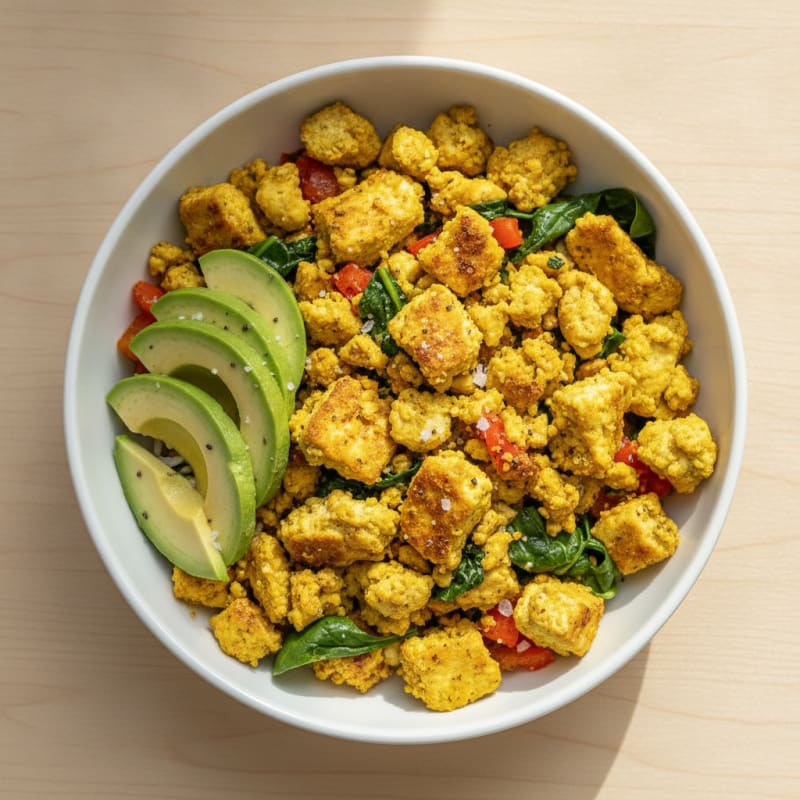 High-Protein Tofu Scramble Power Bowl
