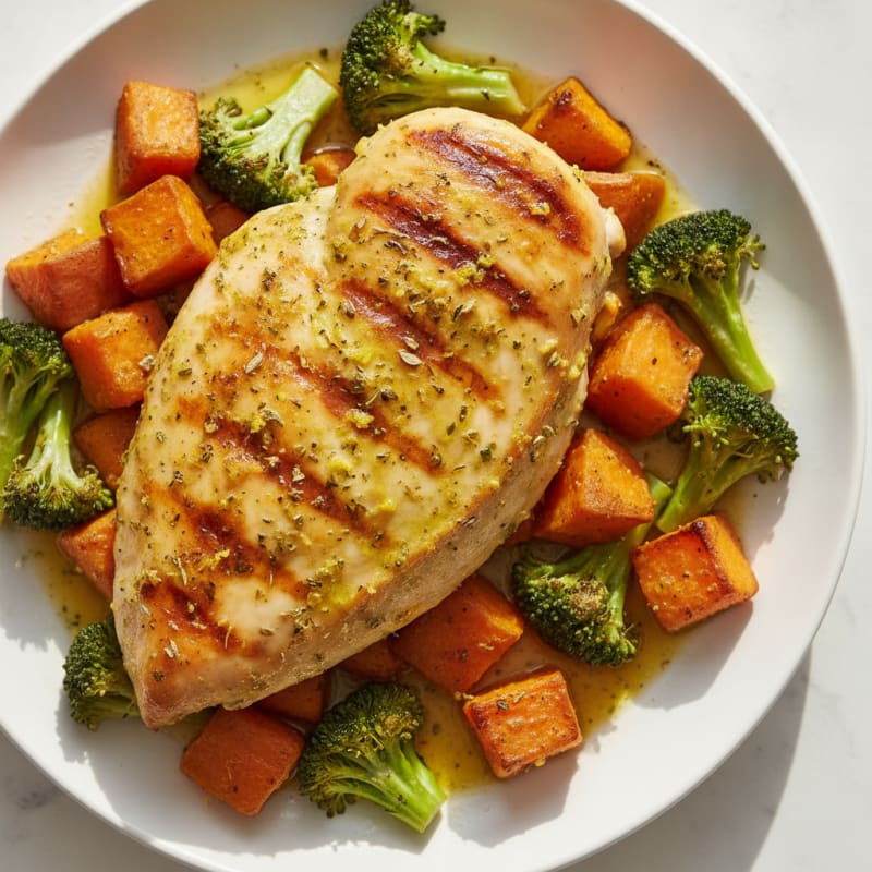 Lemon Herb Roasted Chicken Breast