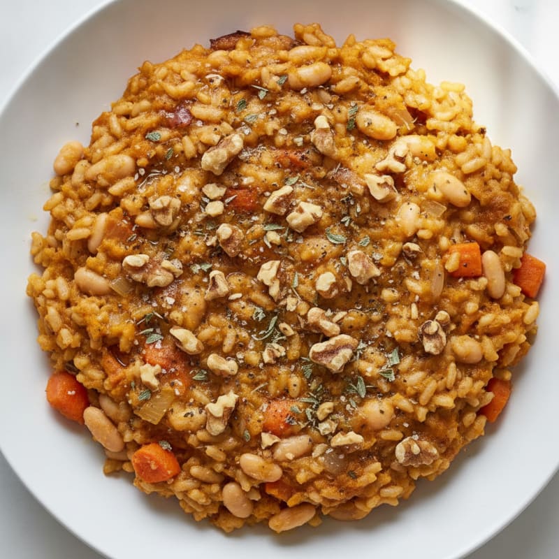 Harvest Pumpkin and Rice Casserole