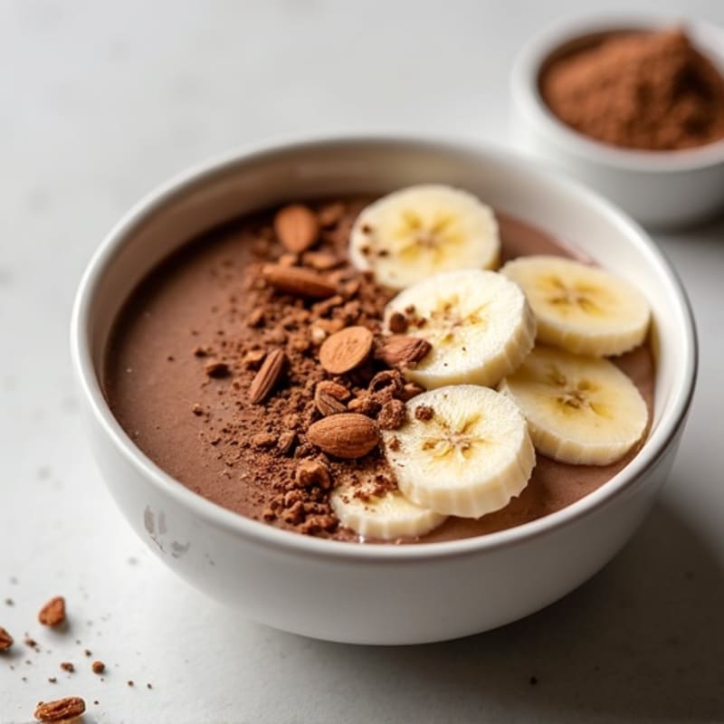 Creamy Chocolate Protein Smoothie Bowl