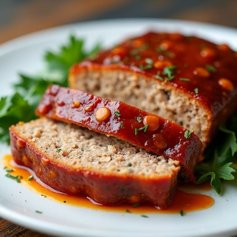 Lean Meatloaf with Smoky BBQ Bacon